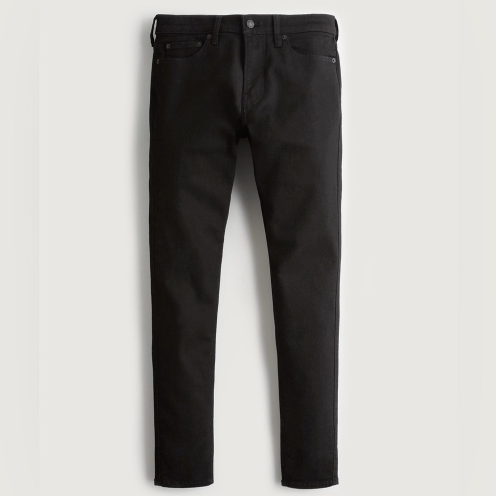 HOLLISTER BLACK (NO FADE) JEANS